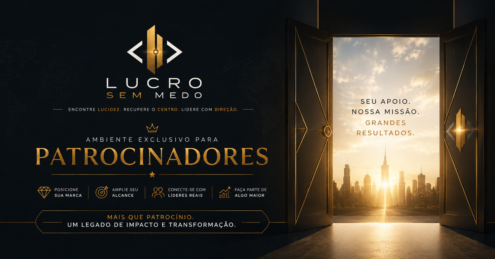 🤝 PATROCINADORES OFICIAIS / IMERSÃO LUCRO SEM MEDO