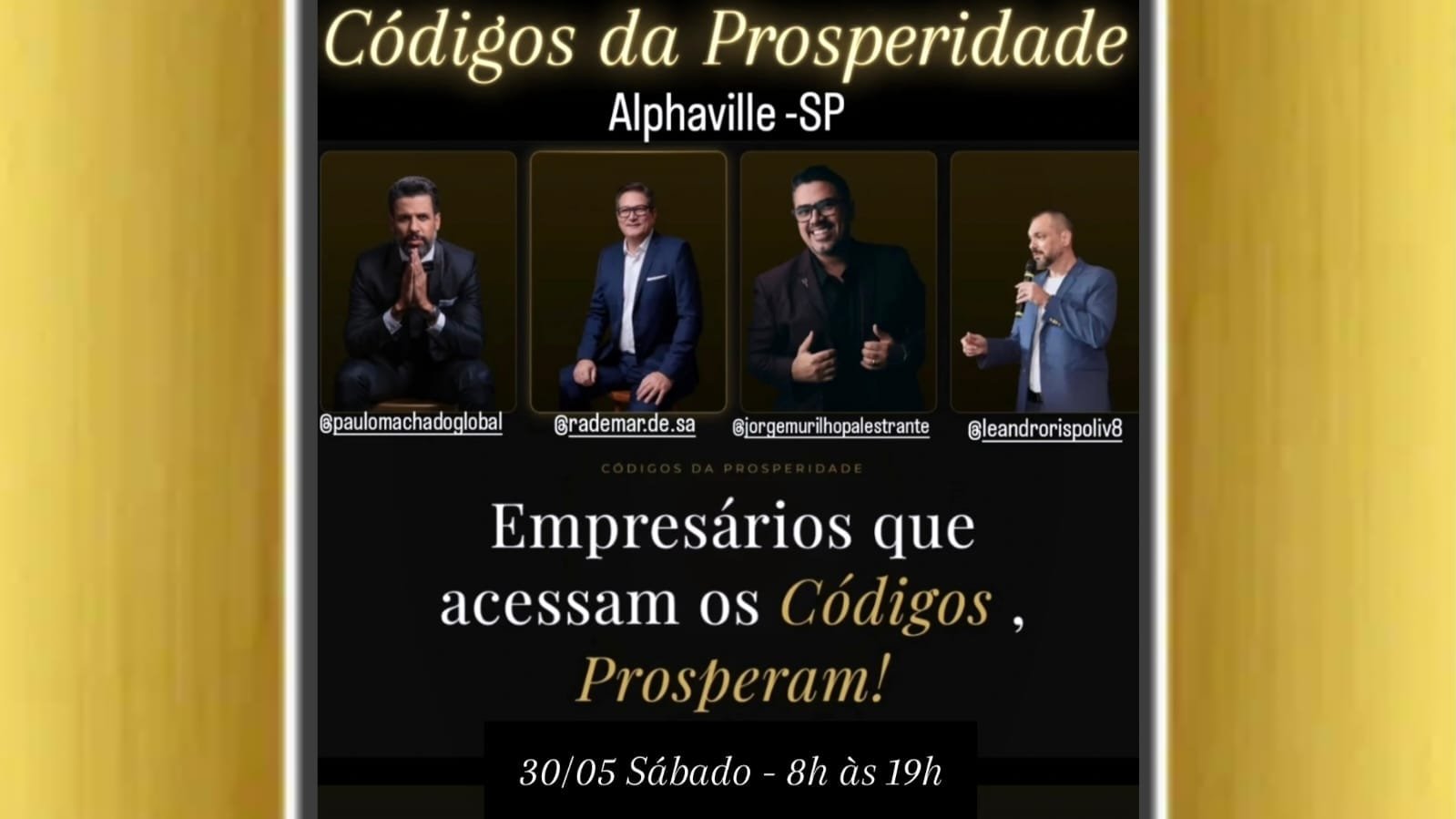 CÓDIGOS da PROSPERIDADE - Acesse segredos dos empresários de SUCESSO