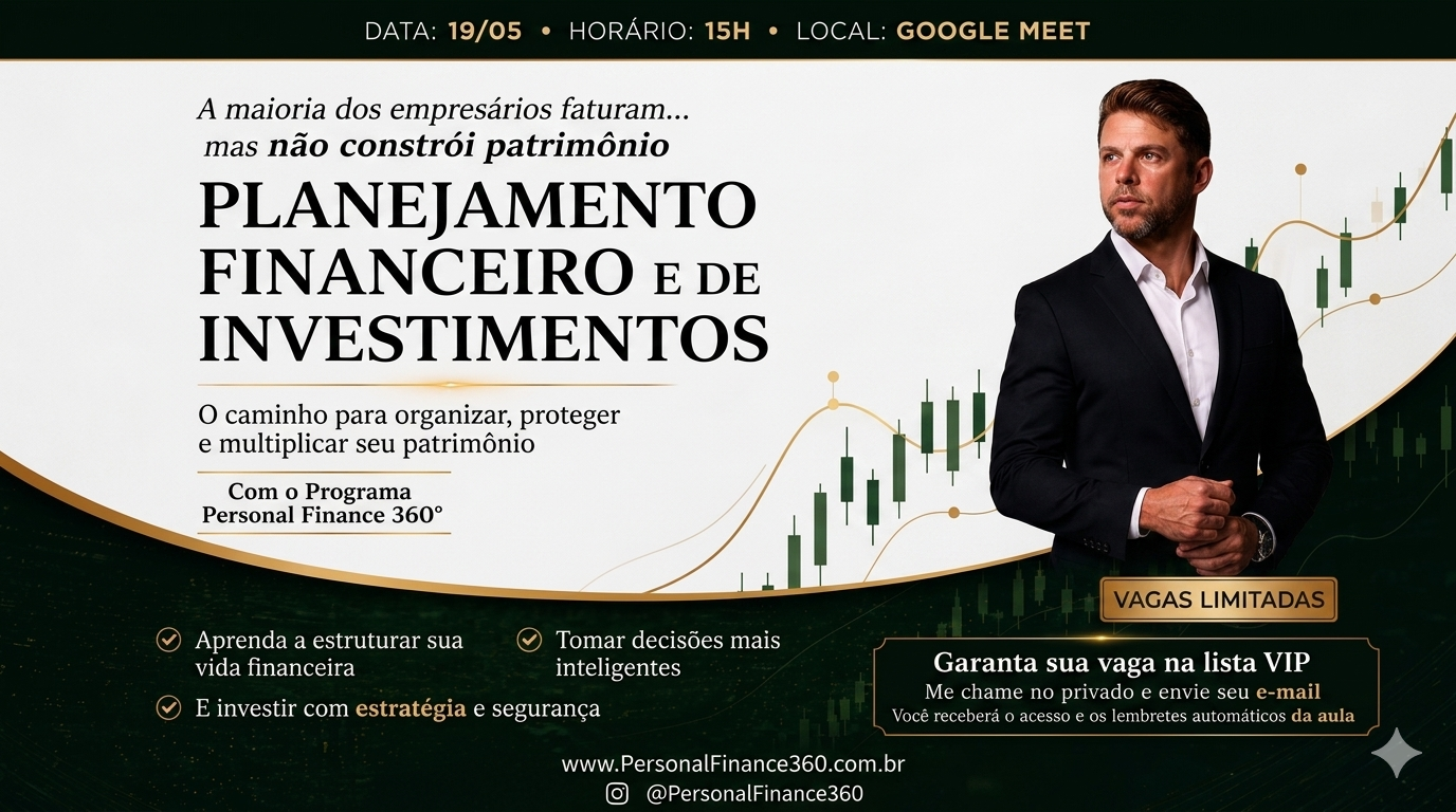 Planejamento Financeiro e de Investimentos | Personal Finance 360°
