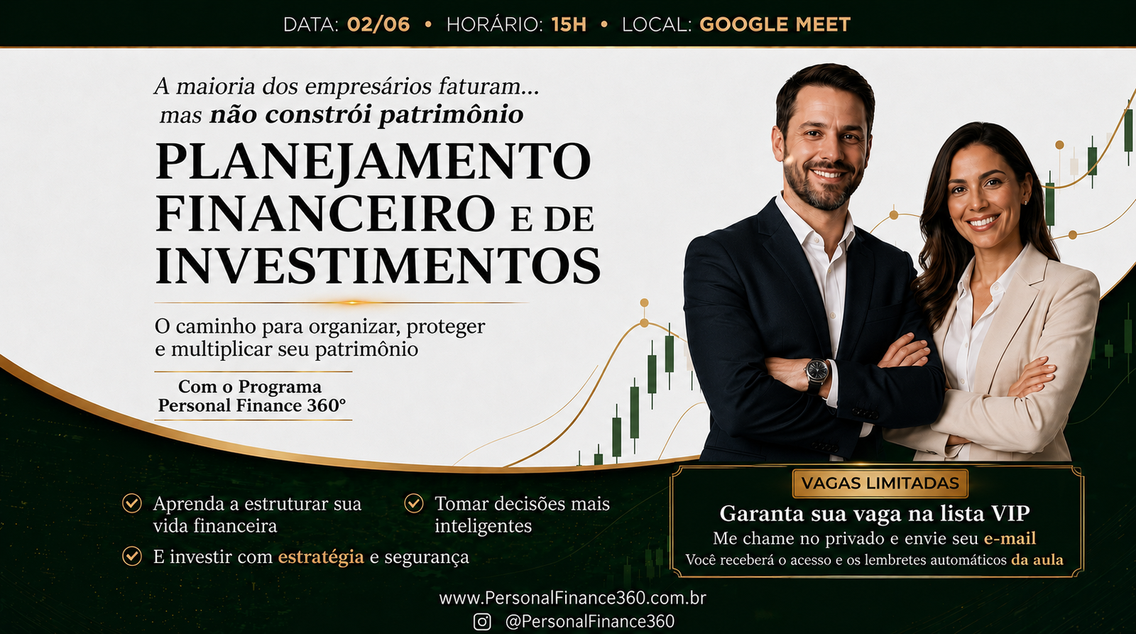 Planejamento Financeiro e de Investimentos | Personal Finance 360°