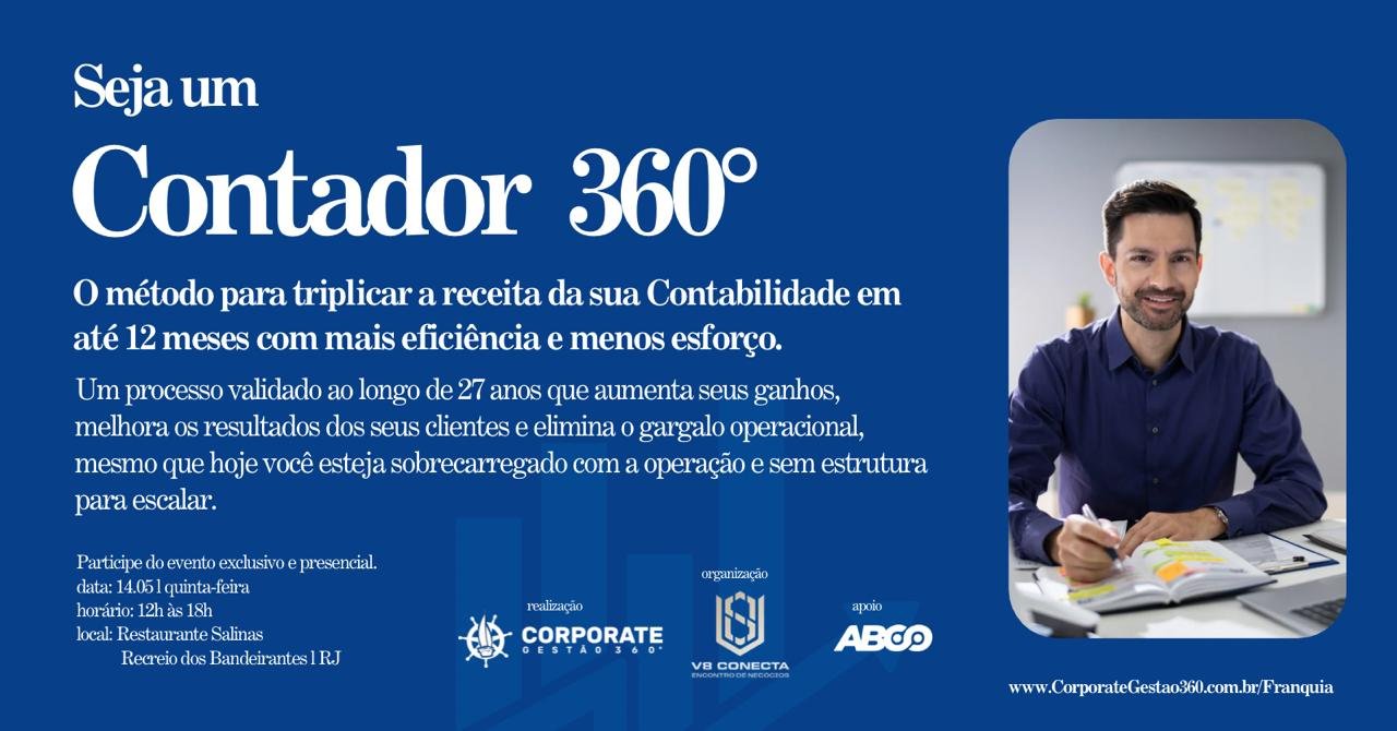 V8 Conecta Especial: CONTADOR 360º  > Como Contadores Estão Multiplicando em até 3x seu Faturamento em até 12 Meses