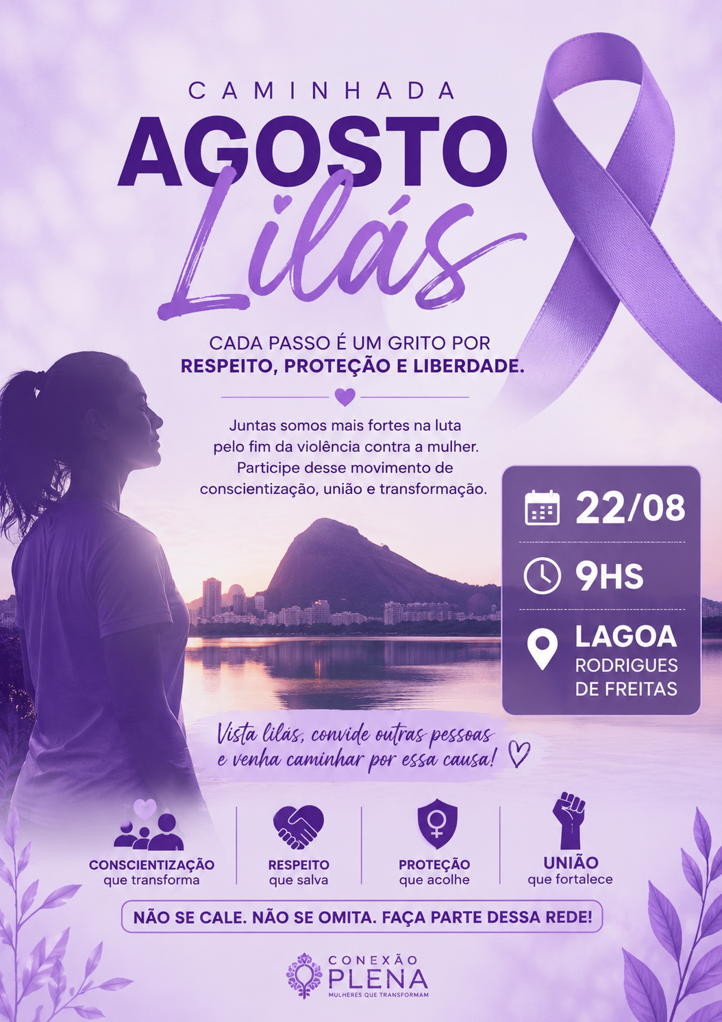 Caminhada Agosto Lilás