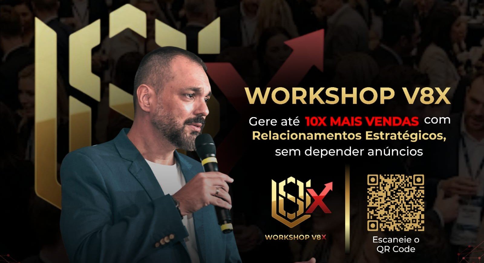 Workshop V8X > Até 10x mais com Relacionamento Estratégico — sem depender de anúncios | By: Leandro Rispoli